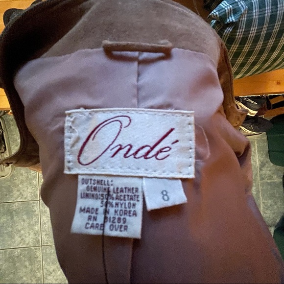 Onde Suede jacket - Picture 3 of 3